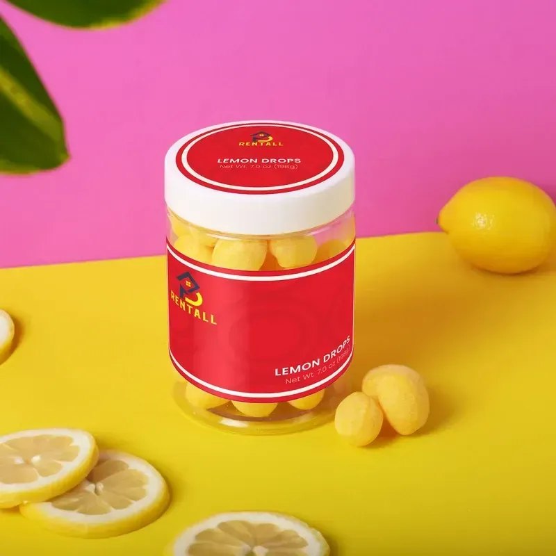 Lemon Drops in a Jar