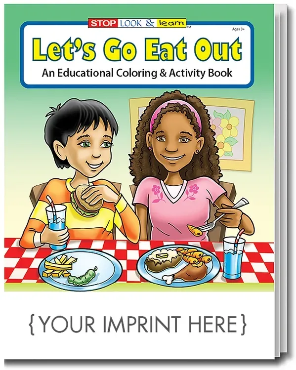 Let's Go Eat Out Coloring & Activity Book