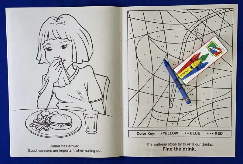 Let's Go Eat Out Coloring & Activity Book — view 2