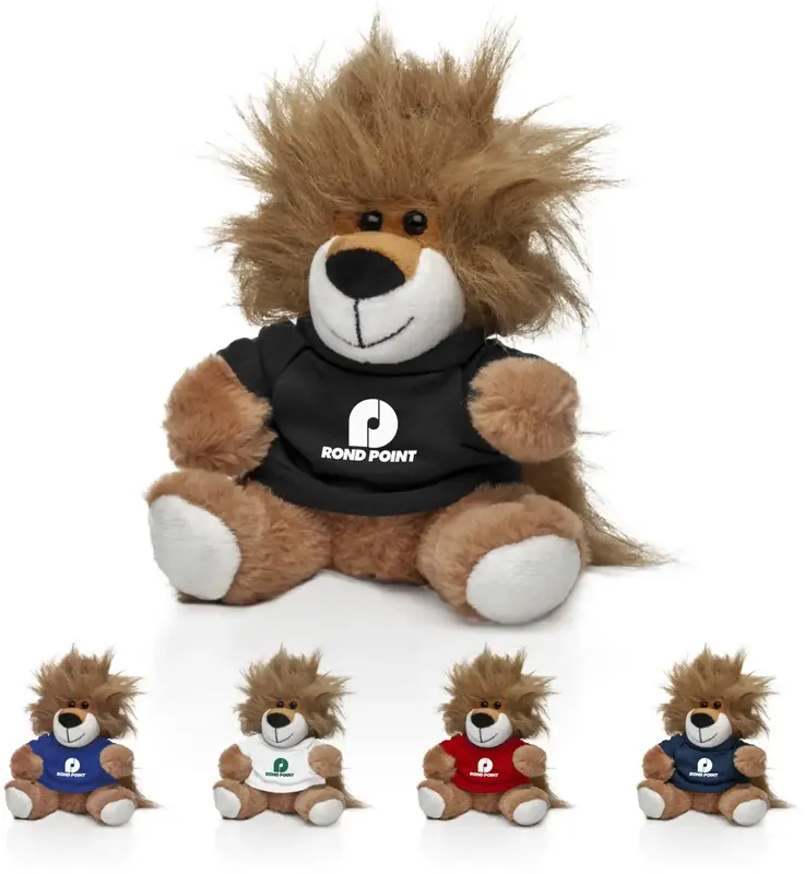 Personalized Levi Lion Stuffed Animal - Promotional Keepsake