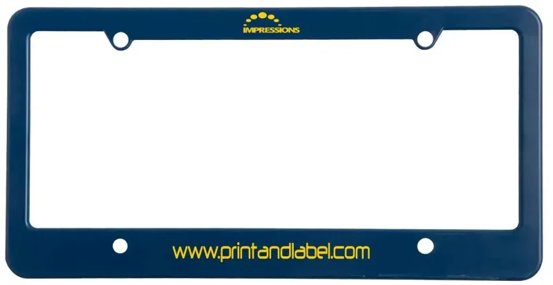 Personalized License Plate Frame. — view 5