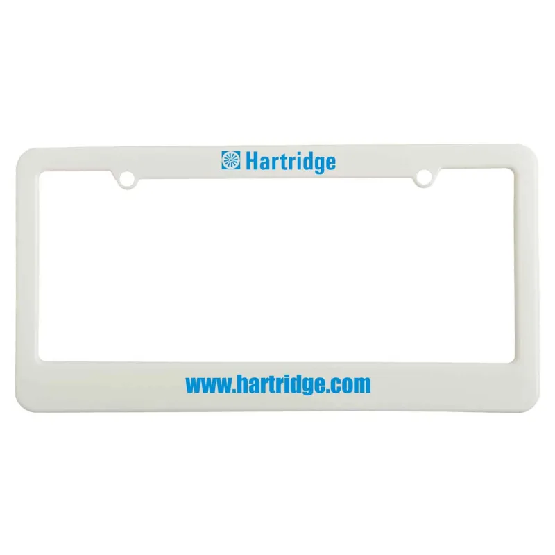 License Plate Frame: 2 Hole with Straight Bottom — view 4