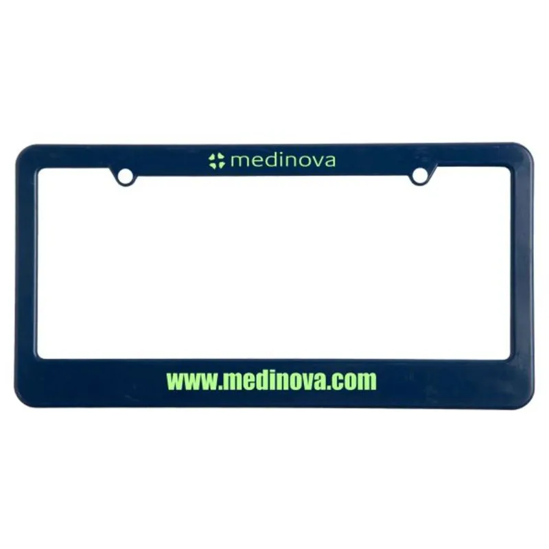 License Plate Frame: 2 Hole with Straight Bottom — view 5
