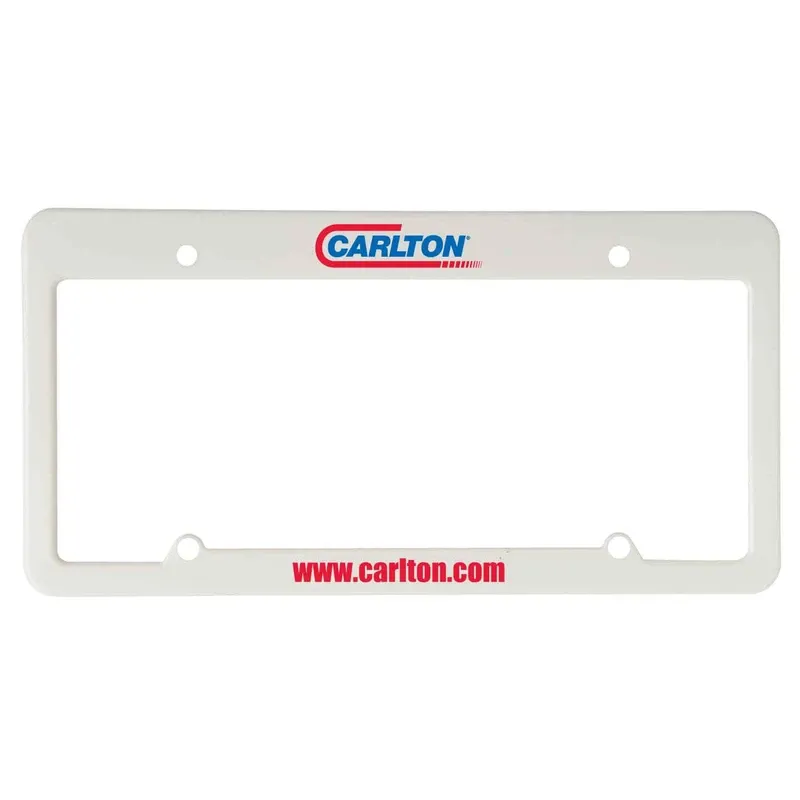 License Plate Frame: 4 Hole with Straight Top