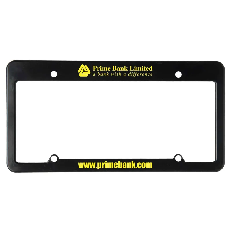 License Plate Frame: 4 Hole with Straight Top — view 5