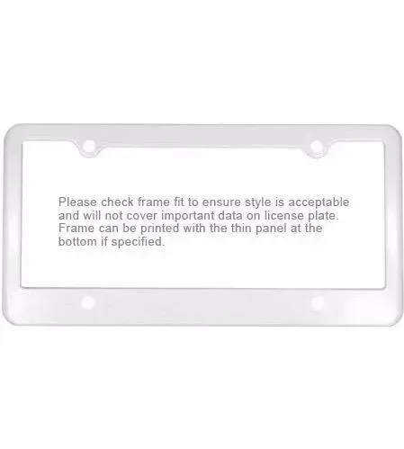 License Plate Frame - 4 Holes — view 6