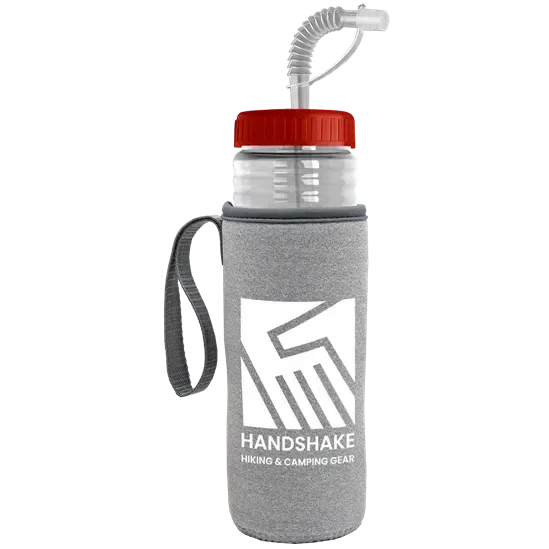 Lifeguard Bottle with Straw Lid and Insulated Caddy (24 oz.) — view 11