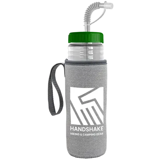 Lifeguard Bottle with Straw Lid and Insulated Caddy (24 oz.) — view 12