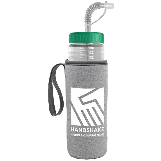 Lifeguard Bottle with Straw Lid and Insulated Caddy (24 oz.) — view 3