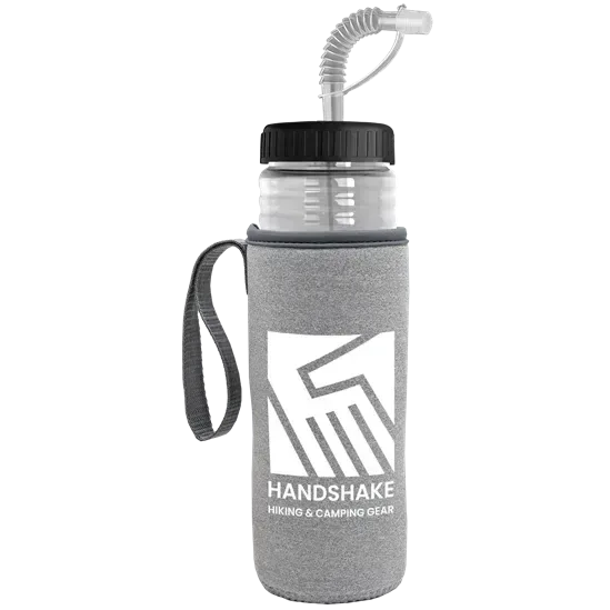 Lifeguard Bottle with Straw Lid and Insulated Caddy (24 oz.) — view 4