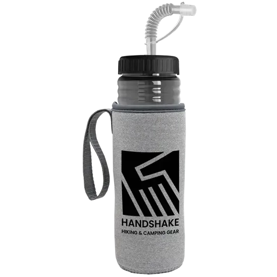 Lifeguard Bottle with Straw Lid and Insulated Caddy (24 oz.) — view 6