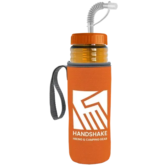 Lifeguard Bottle with Straw Lid and Insulated Caddy (24 oz.) — view 9