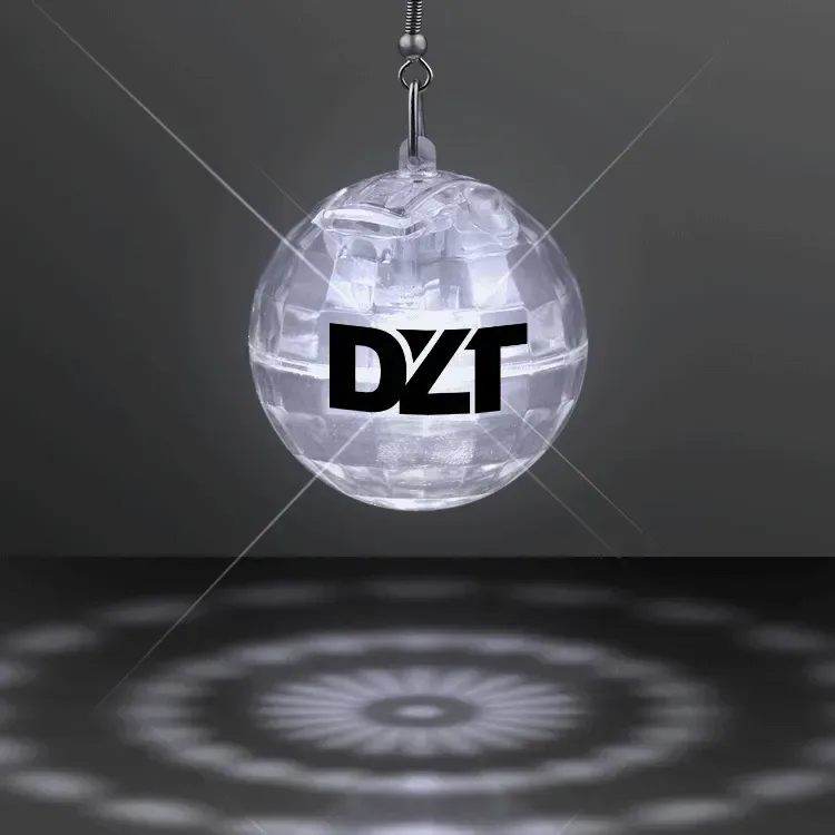 Light Projecting Disco Ball Earrings, 1 Pair — view 3