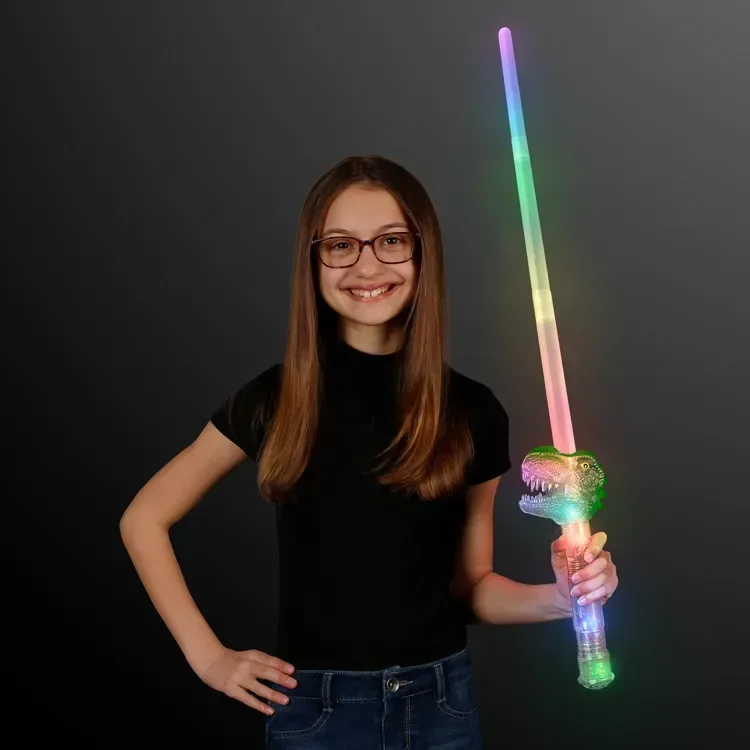 Light Up Dinosaur Expandable Sword Toy — view 3