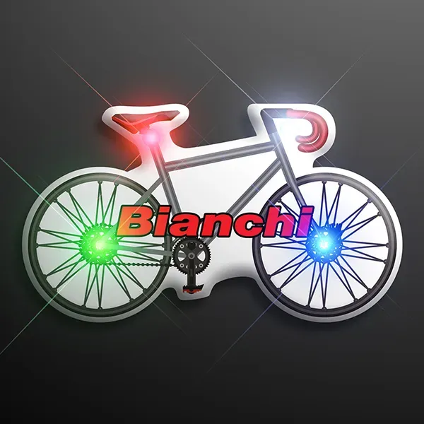 Light Up Flashing Bicycle Pins