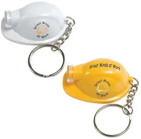 Personalized Light Up Hard Hat Keytag