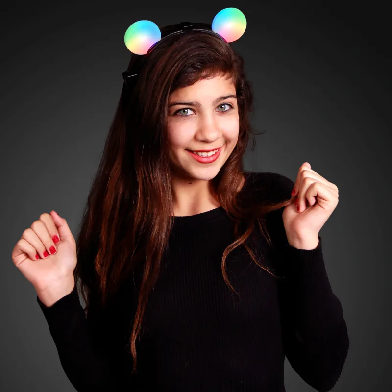 Light Up LED Mouse Ears — view 4
