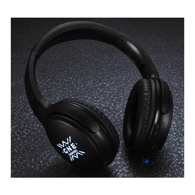 Custom Bluetooth Headphones with Light-Up Logo and Microphone — view 8