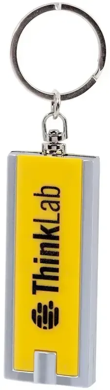 Custom Light Up Rectangle Keychains