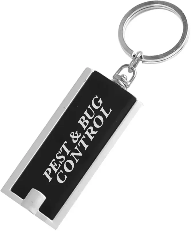 Custom Light Up Rectangle Keychains — view 2