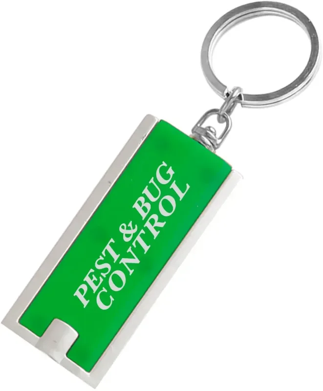 Custom Light Up Rectangle Keychains — view 3