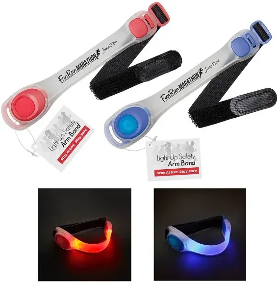 Imprinted Light Up Safety Arm Band