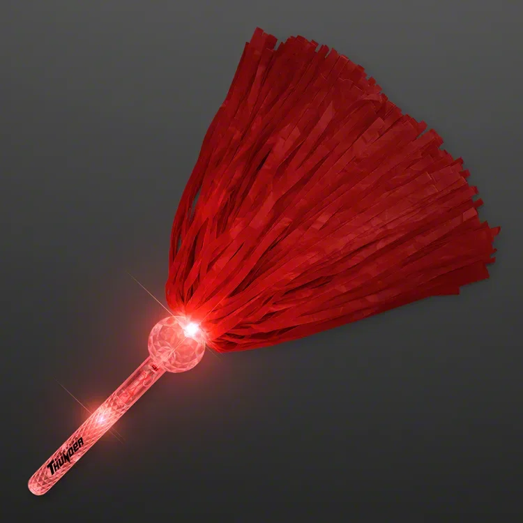 Light Up Team Spirit Pom Poms — view 4