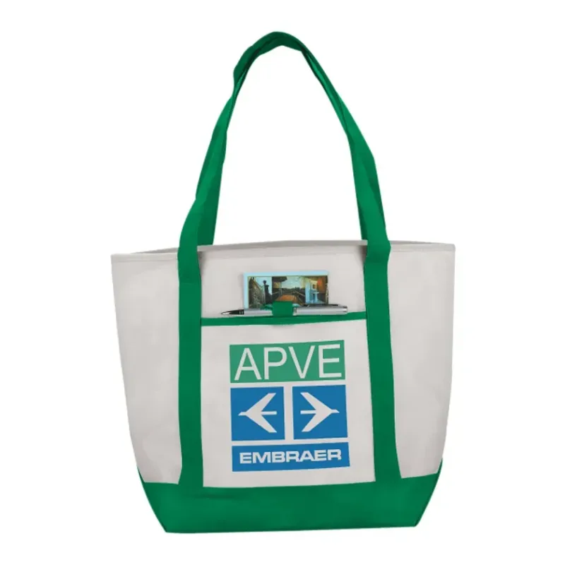 Custom Non-Woven Lighthouse Boat Tote — view 5