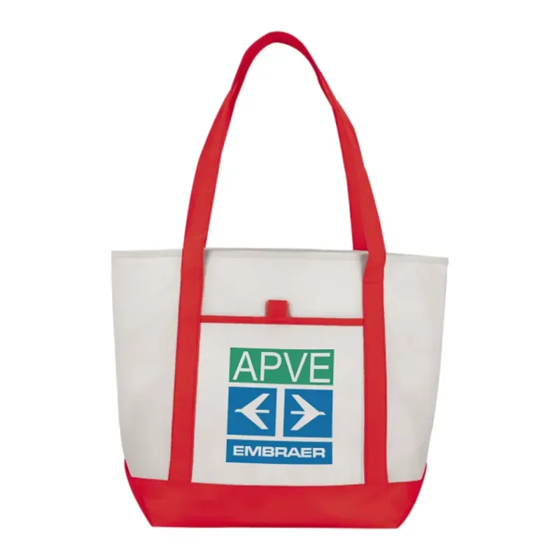 Custom Non-Woven Lighthouse Boat Tote — view 6