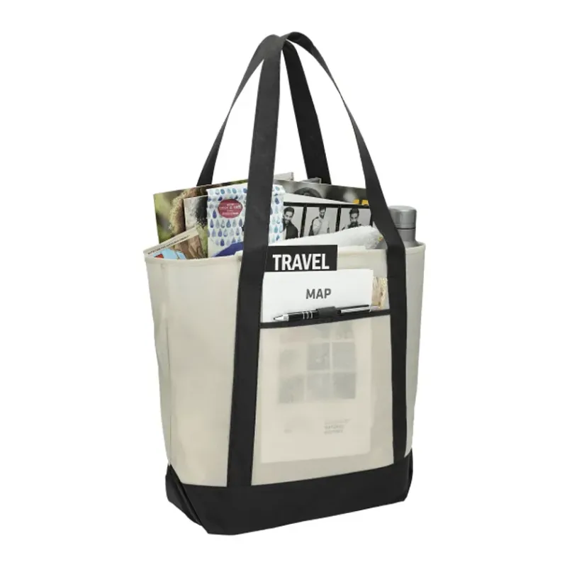 Custom Non-Woven Lighthouse Boat Tote — view 4