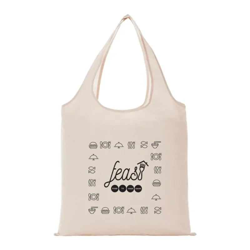 Custom Cotton Canvas Tote Bag - 5oz — view 5