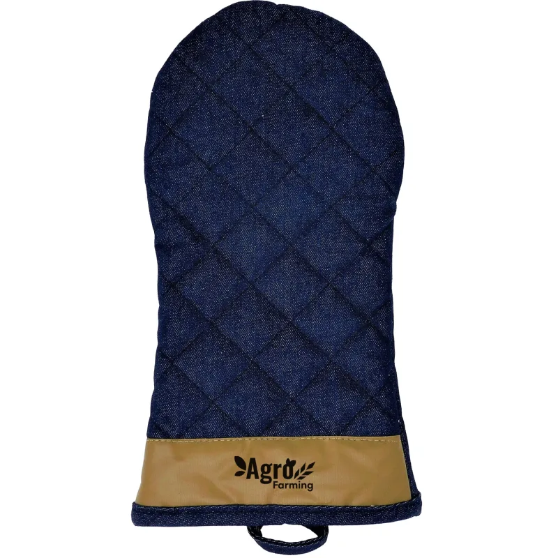 Lindstrom Quilted Oven Mitt W/Vegan Leather — view 3