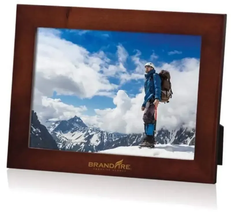 Solid Wood Personalized Linear Frame — view 2