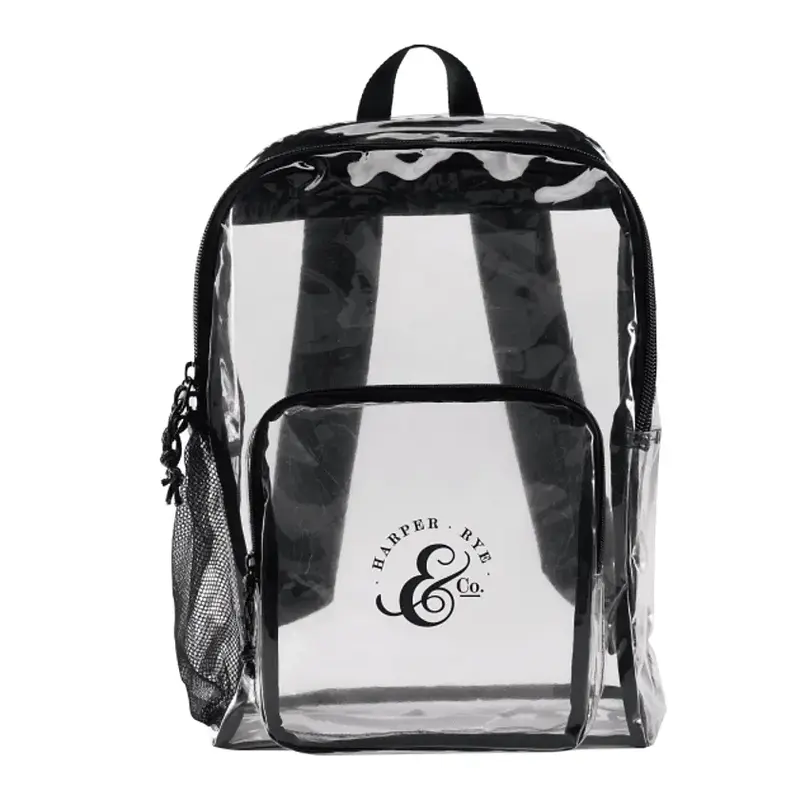 Custom Logo Clear PVC Backpack