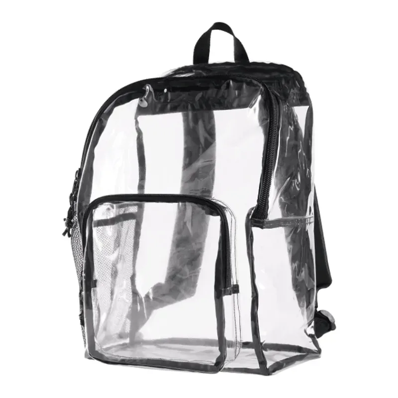 Custom Logo Clear PVC Backpack — view 2