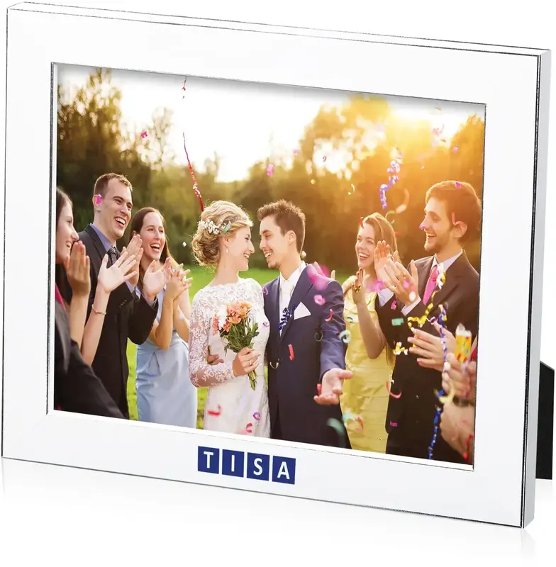 Lustrous White/Silver Composite Custom Frame - Ideal for Promotions & Recognition