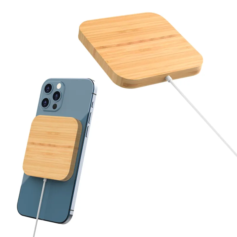 Mag Max Bamboo Magnetic Wireless Charger — view 2