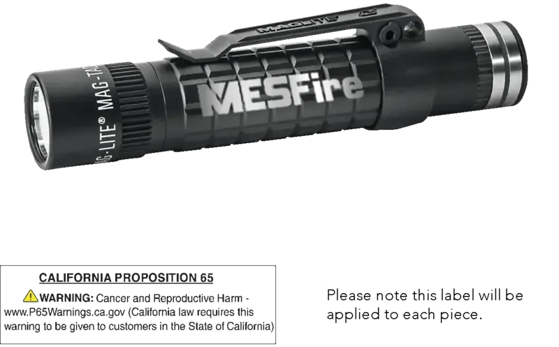 MAG-TAC LED Rechargeable Flashlight, Laser Engraved