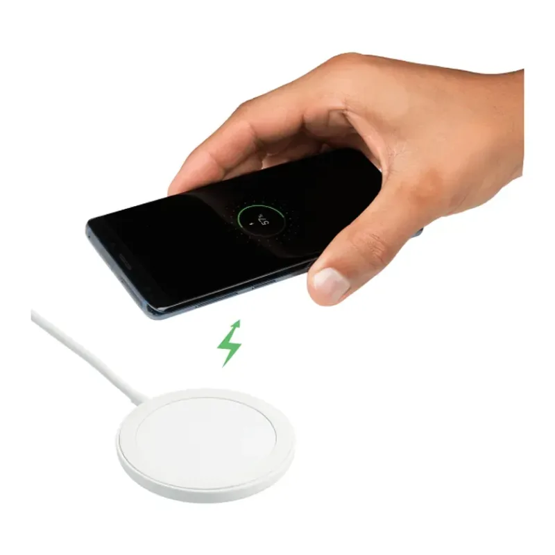 Personalized MagClick™ Pro Fast Wireless Charging Pad with Integrated Cable — view 5
