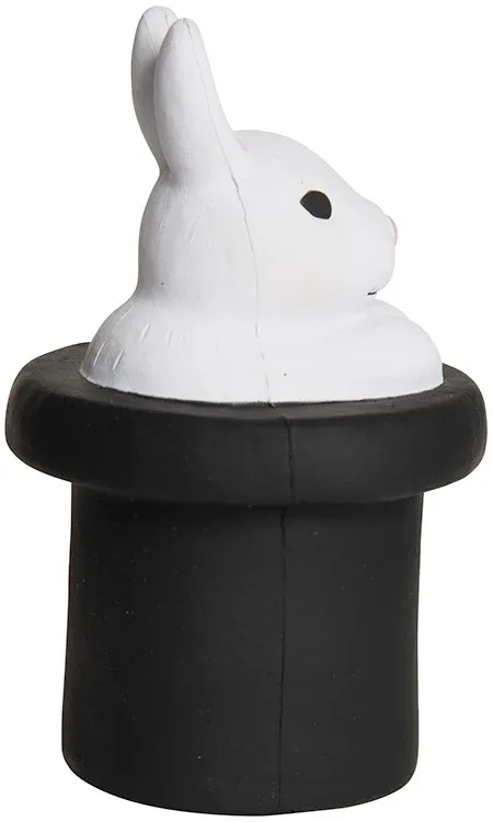 Magic White Rabbit in Top Hat Stress Reliever — view 5