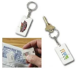 Imprinted Magnifier Keychain