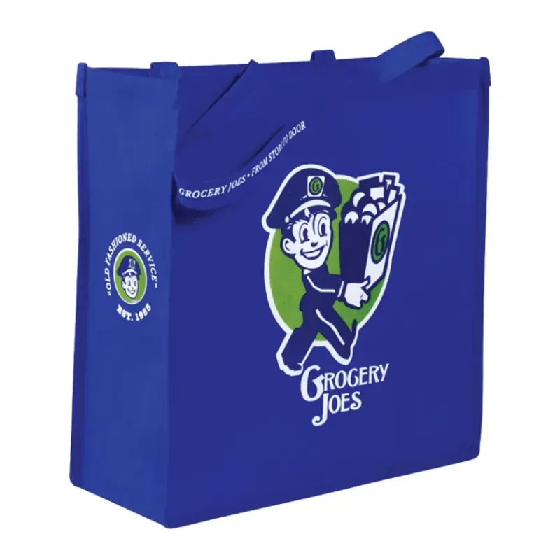 Custom Non-Woven Shopper Tote - Main Street — view 4