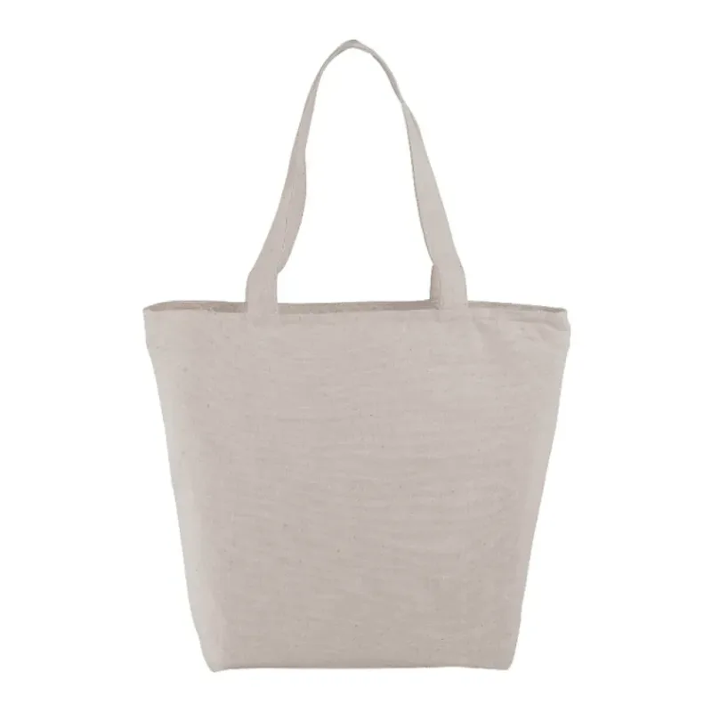 Maine 8oz Cotton Canvas Zippered Tote — view 4