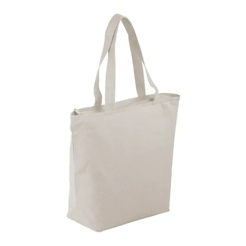 Maine 8oz Cotton Canvas Zippered Tote — view 5