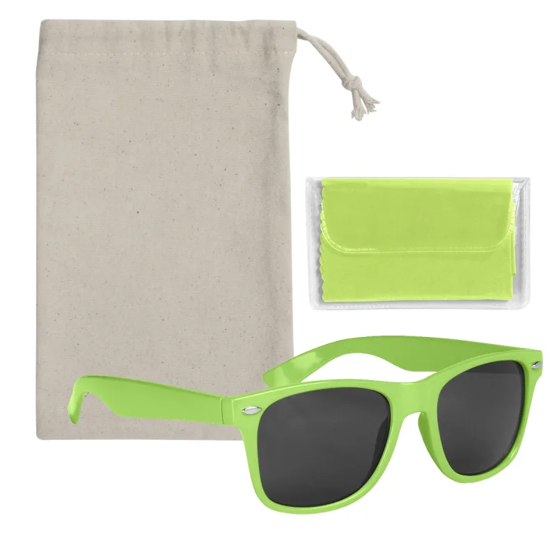 Malibu Sunglasses With Microfiber Cloth and Pouch — view 2