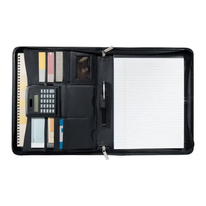 Manhattan Zippered Padfolio with FSC® Mix Paper — view 2