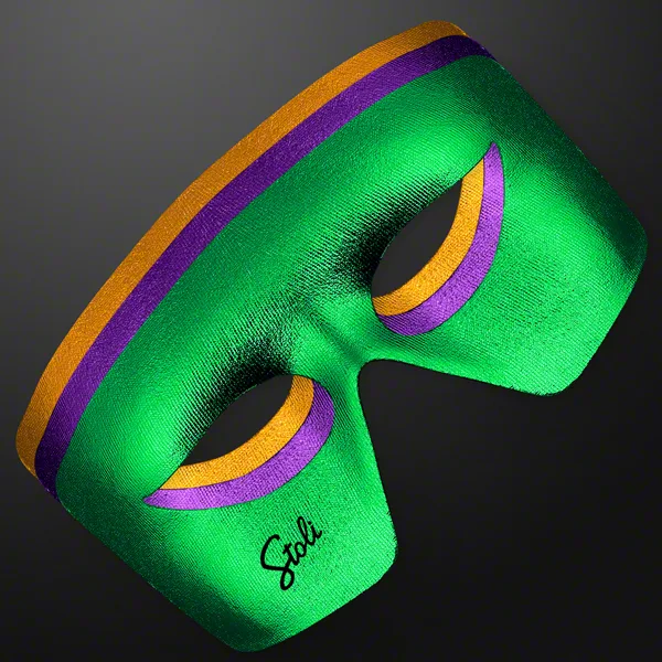 Mardi Gras Costume Mask (NON-Light Up) — view 5