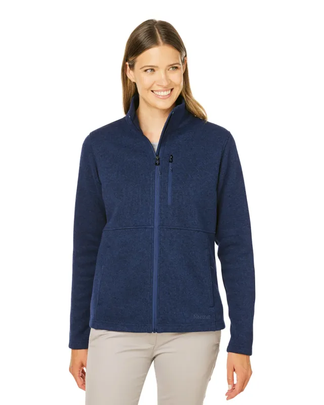 Marmot Ladies' Dropline Sweater Fleece Jacket — view 2