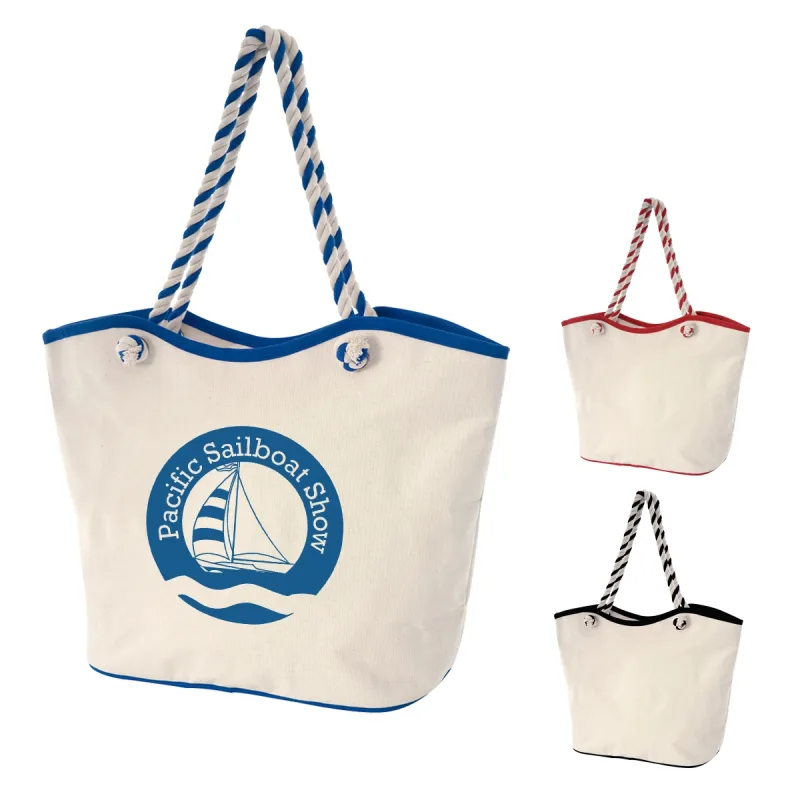 Maui 8 Oz. Laminated Cotton Tote Bag — view 5