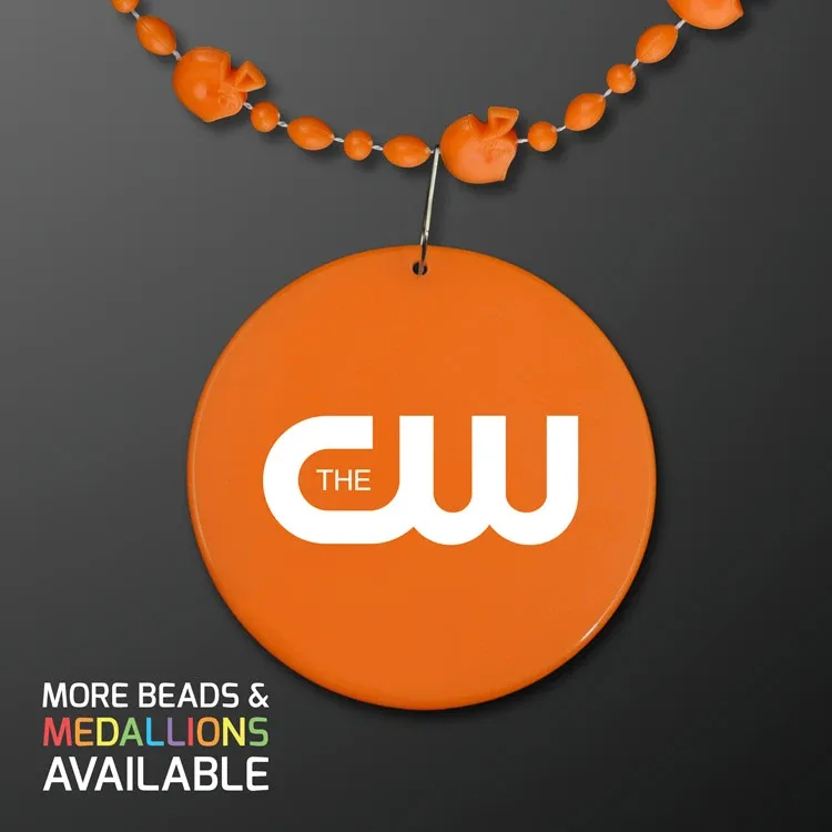 Medallion w/ Bead Necklace (Non-Light Up) — view 9
